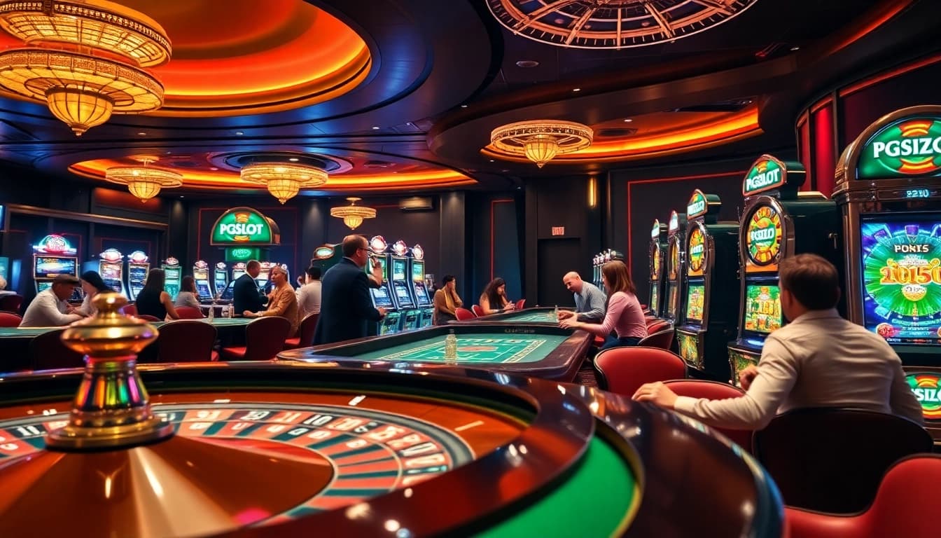 Experience the excitement of PGSLOT IN with engaging gameplay at luxurious casino tables.