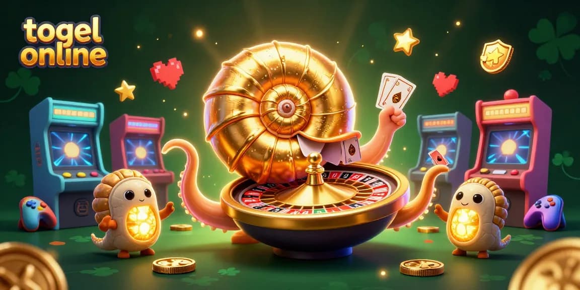 Experience the excitement of togel online with an ancient nautilus roulette and golden ammonites.