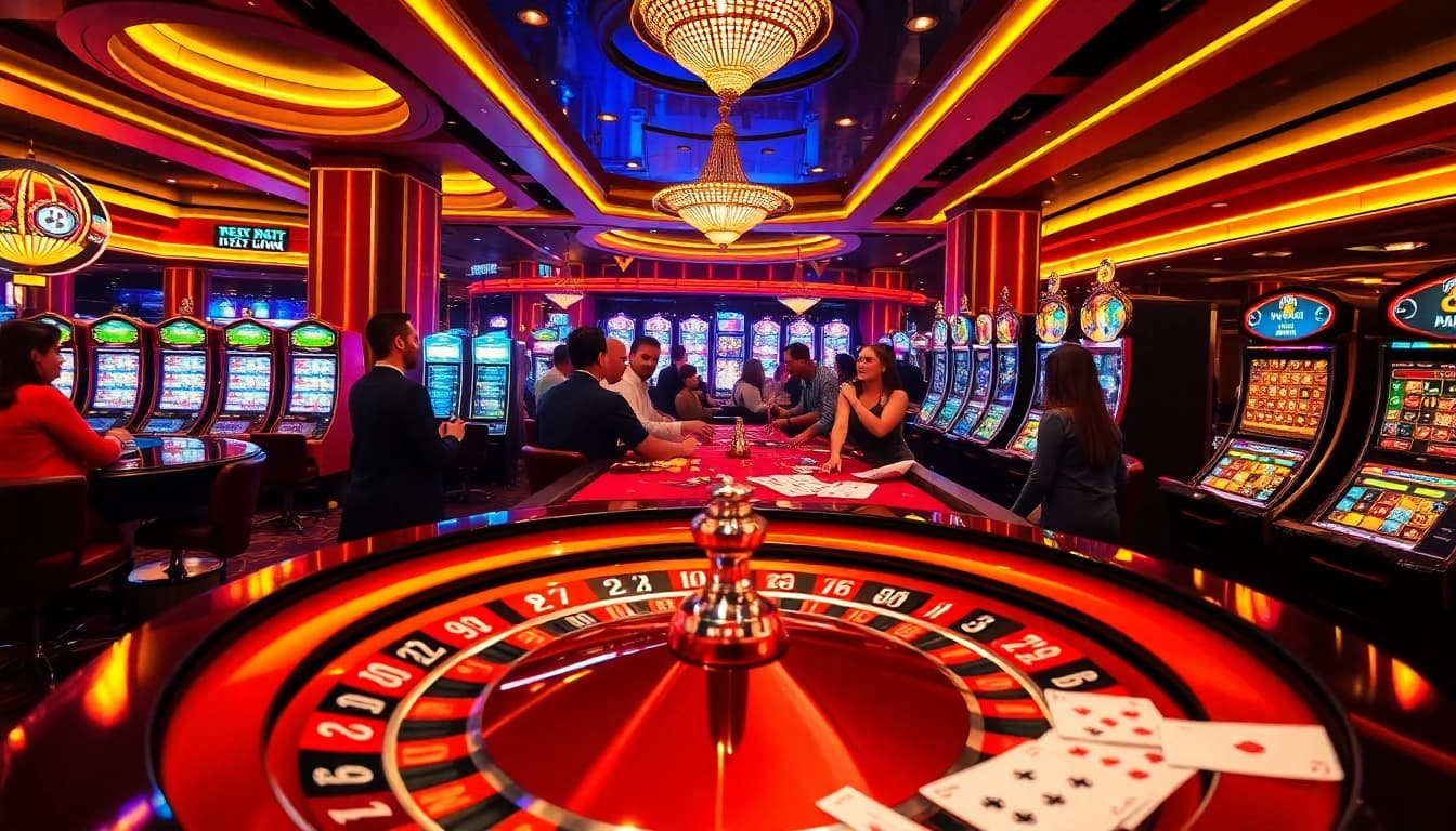 Experience the excitement of gambling at https://8kbet.ink/, where poker chips and roulette wheels create a thrilling casino ambiance.