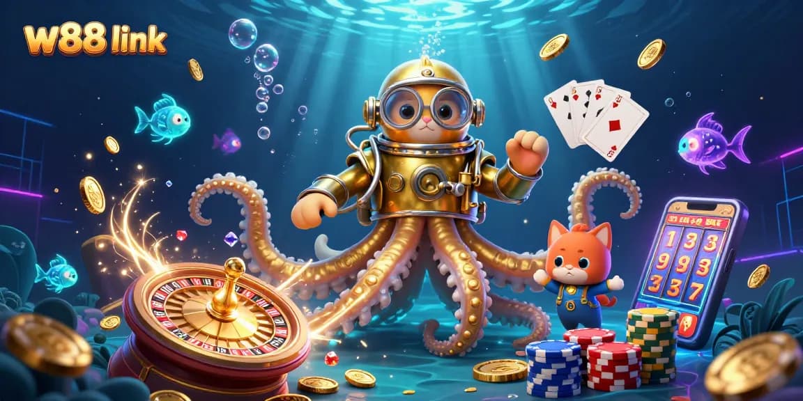 Engage with w88 link for thrilling casino adventures featuring vibrant characters and dynamic elements.