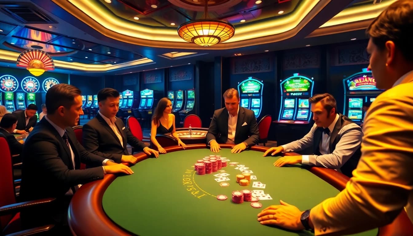 Experience the thrill of gaming at https://king888.dev/ with vibrant casino visuals and engaging slot machines.