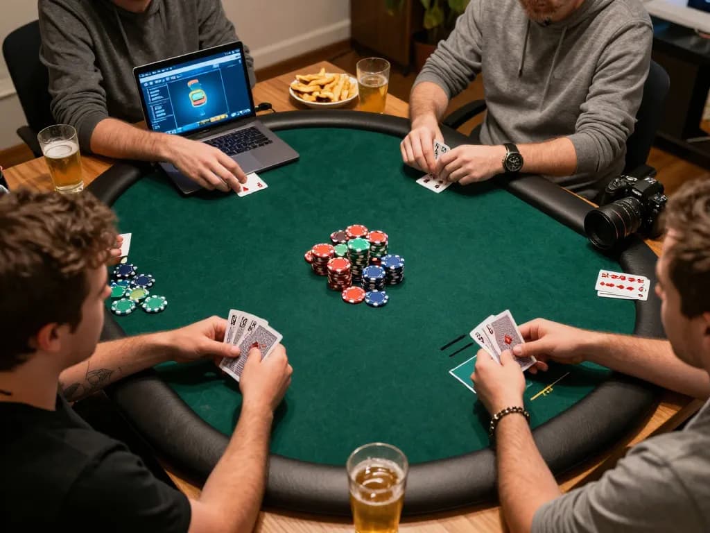 Players engaging in an exciting online poker session using TR88, showcasing strategic gameplay and vibrant atmosphere.