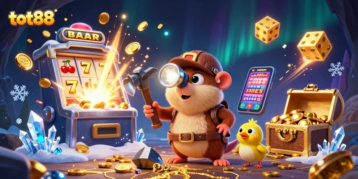 Spin the reels with tot88's dynamic gaming experience featuring bright symbols and jackpot excitement.