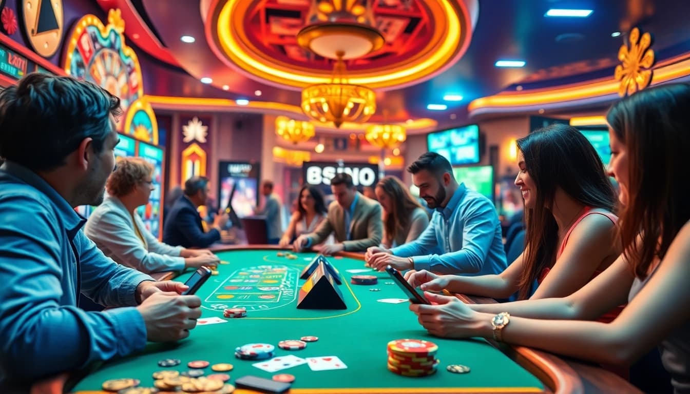 Exciting online casino experience at 55WW with vibrant graphics and engaging games.