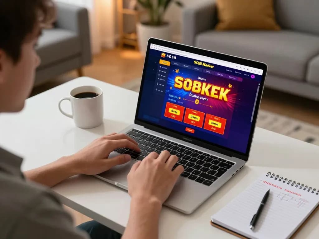 Engaging online gaming experience at SC88 Market with lively interface and cozy setup.