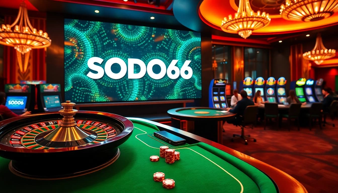 Experience the thrill of winning at SODO66 online casino with vibrant games and engaging players.