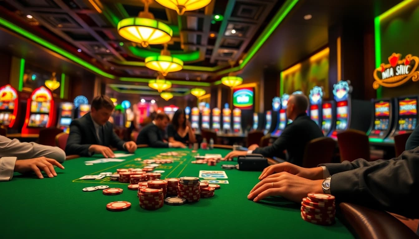 Experience the thrill of uu娱乐 with an engaging casino gaming table full of excitement.