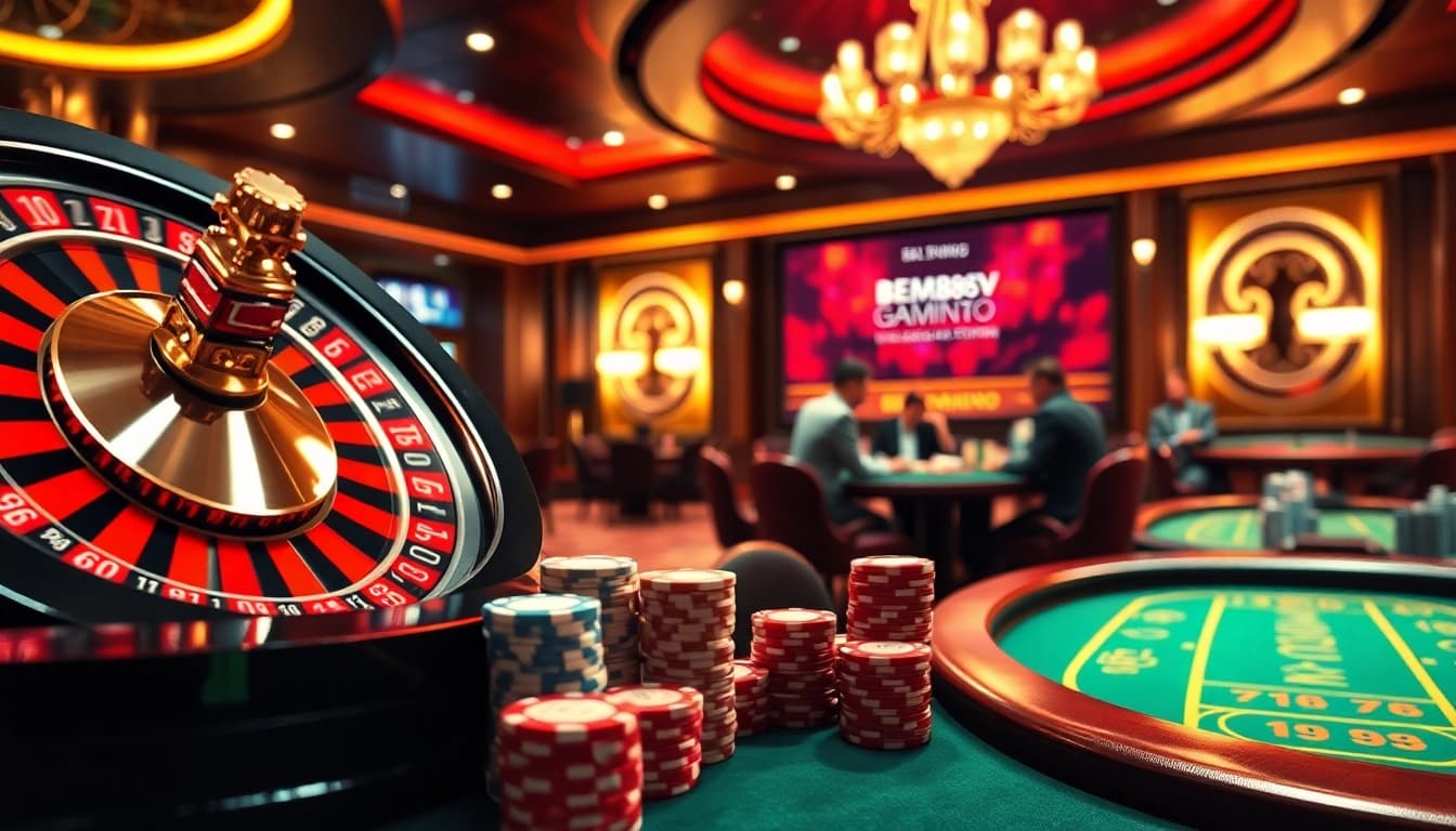 Experience thrilling gaming action at https://bem88v.com/ with vibrant casino tables and engaging players.