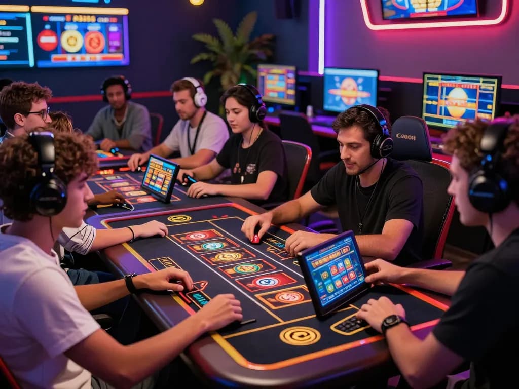 Exciting online gaming environment at https://luckywin.free/ showcasing diverse players engaged in thrilling casino games.