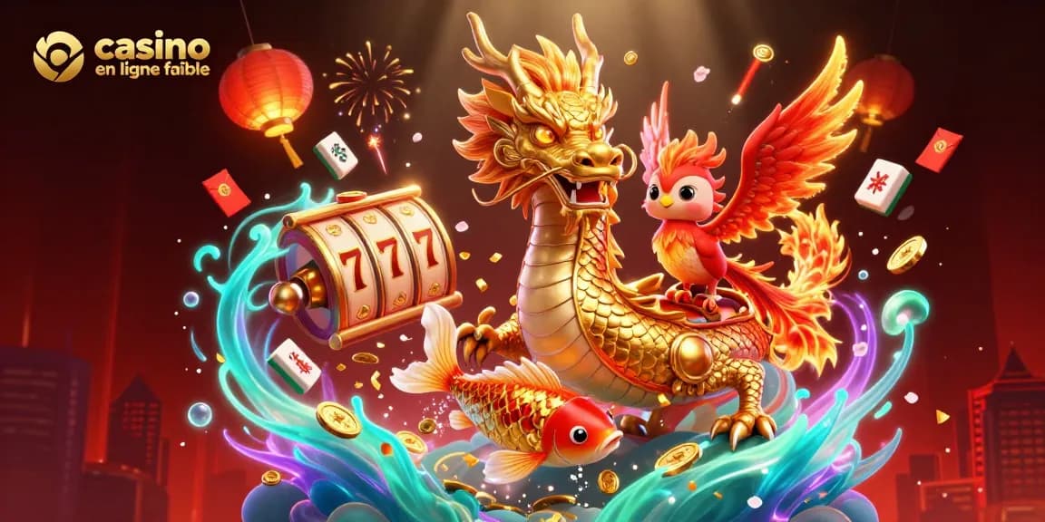 Experience luck with casino en ligne fiable surrounded by vibrant characters and joyful gaming elements.