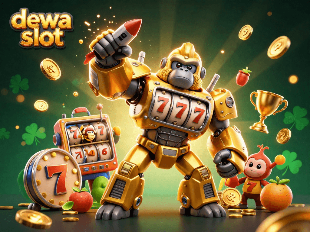 Engage with the thrilling world of dewa slot featuring dynamic slot elements and a unique mech design.