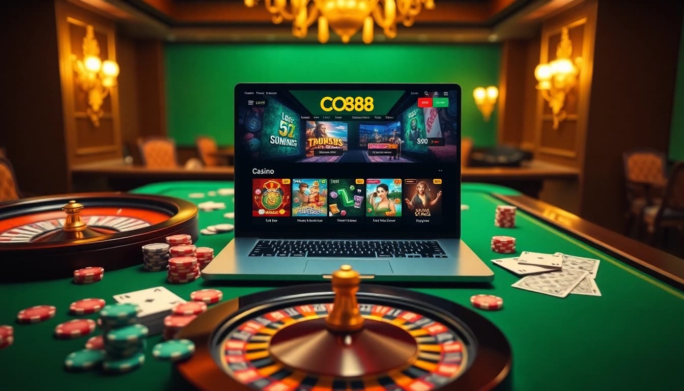 Experience excitement at CO88 with engaging casino games and vibrant betting activities.