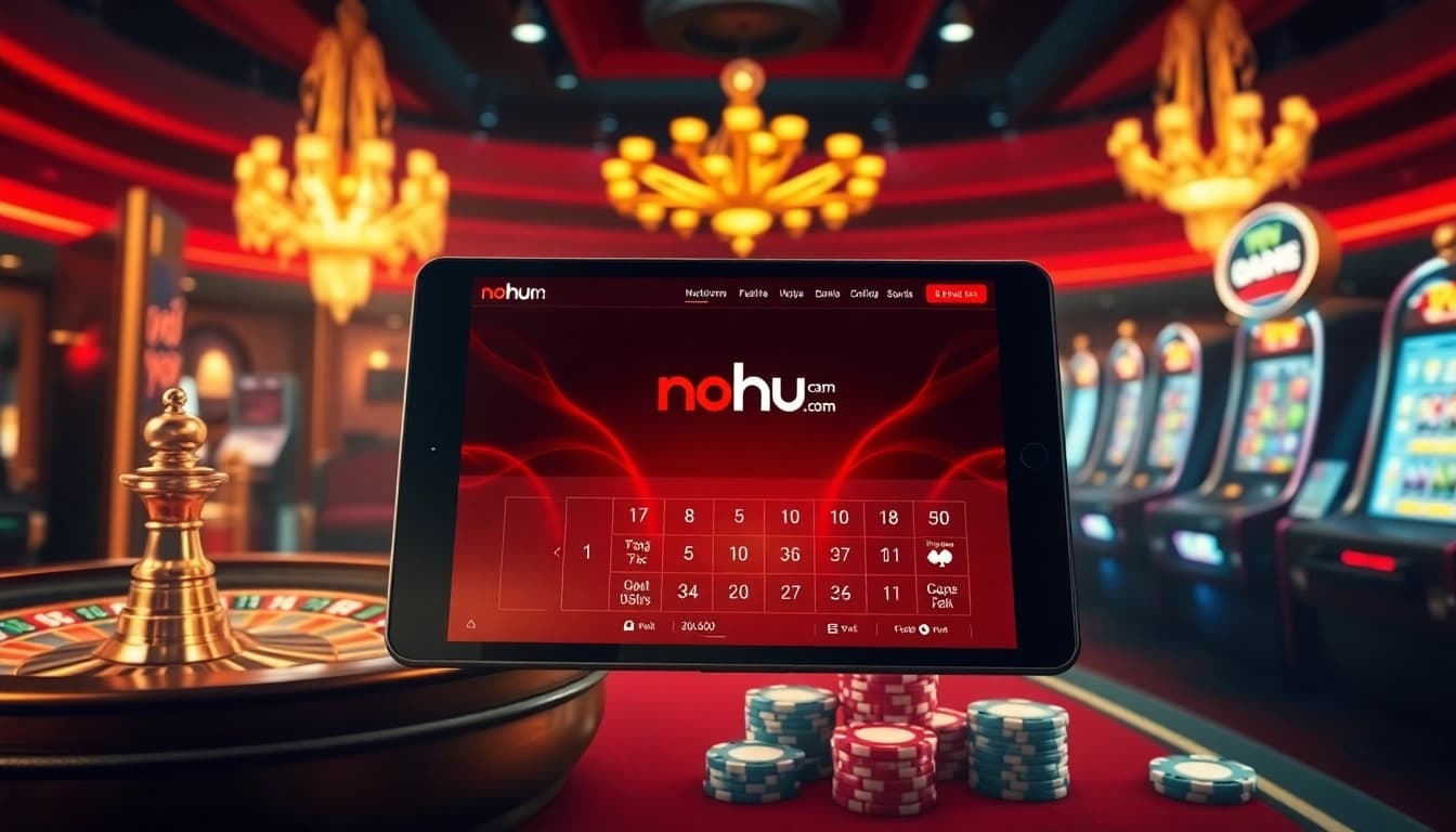 Experience the thrill of nohu.com with vibrant casino gaming visuals.