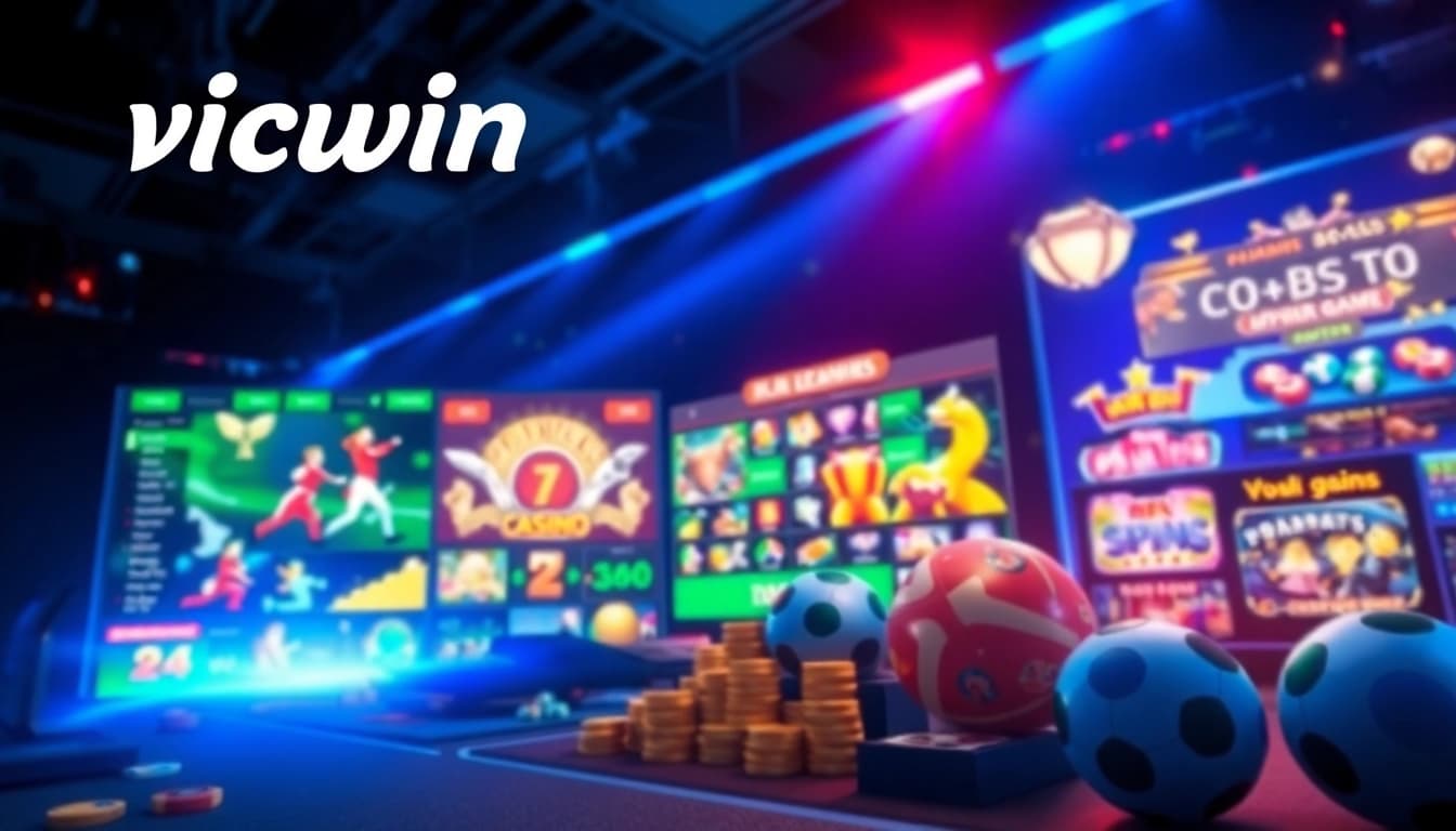 Explore the exciting gaming world of vicwin featuring diverse betting options and vibrant graphics.