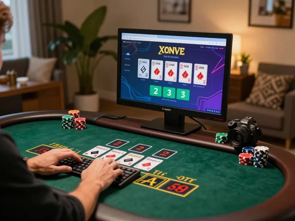 Engaging gameplay on fun88s blackjack table, showcasing strategic hands and modern interface