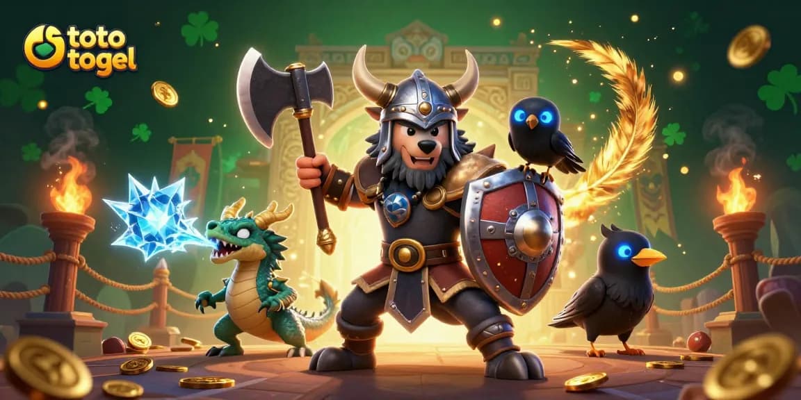 Engage in thrilling fanfare with toto togel and unleash winning bets amid a vibrant 3D casino scene.