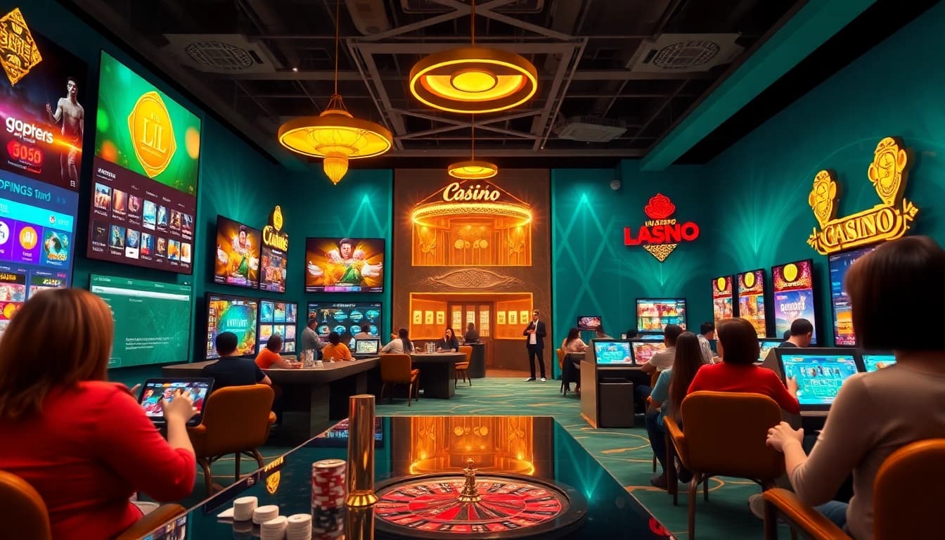 Vibrant online gaming environment of https://uu88ae.com/ showcasing modern casino interface and popular games.
