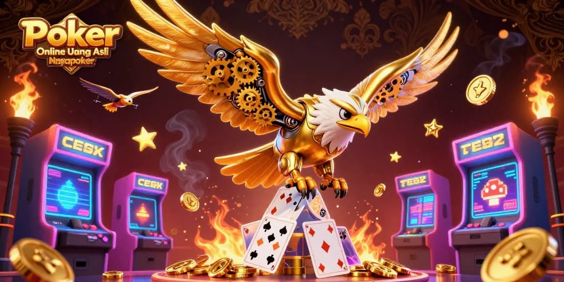 Engage in Poker Online Uang Asli Nagapoker with captivating 3D animation style.