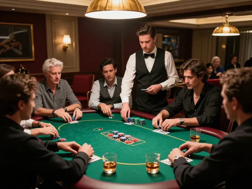 Engaged players enjoy high-stakes poker at https://mm88.today/ in a luxurious atmosphere.