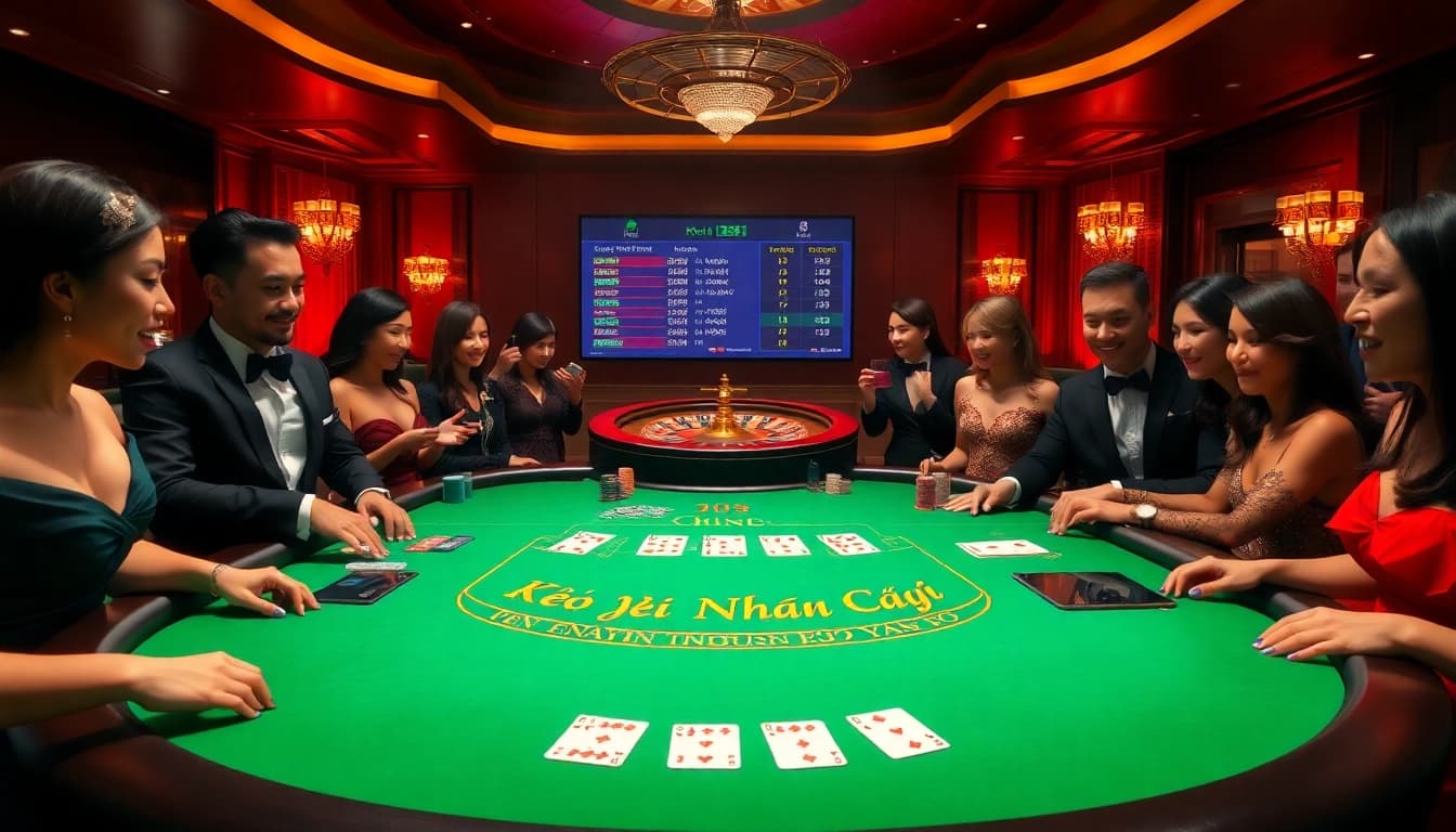 Experience thrilling betting action at the kèo nhà cái blackjack table with vibrant gameplay.