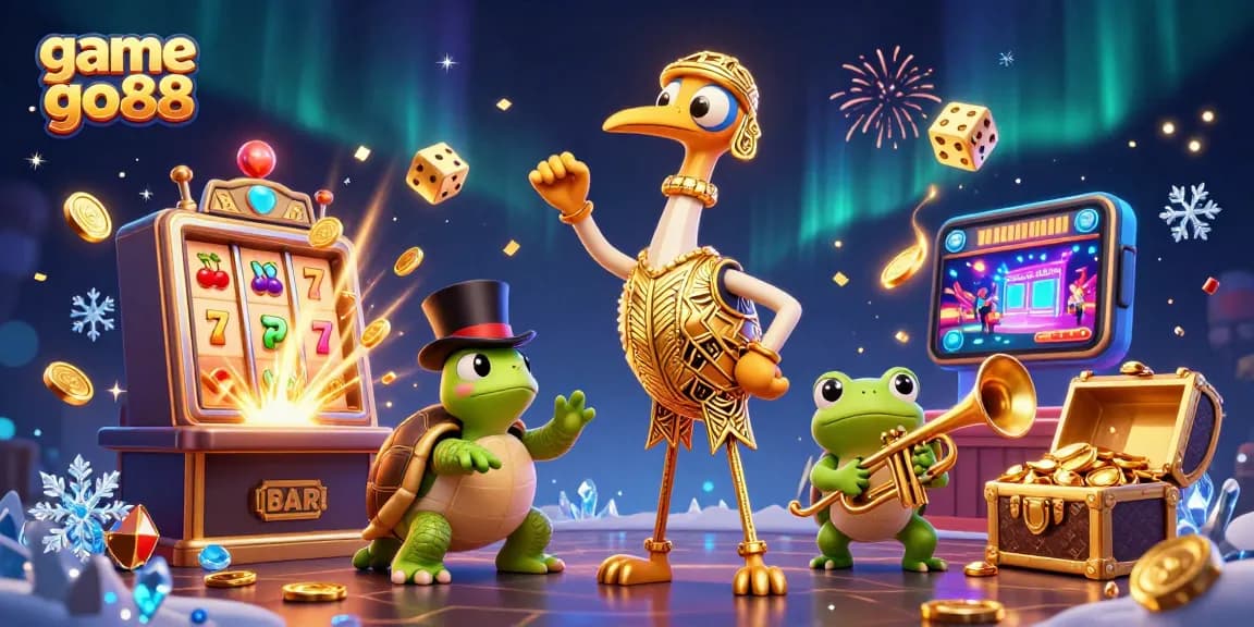 Play the game go88 for exciting casino adventures with vibrant 3D characters and dynamic slot elements.
