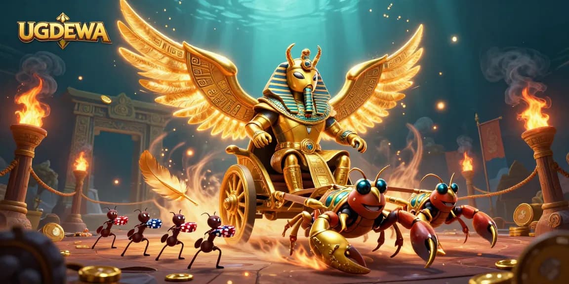 Experience thrilling gameplay with UGDEWA in a vibrant online casino setting.