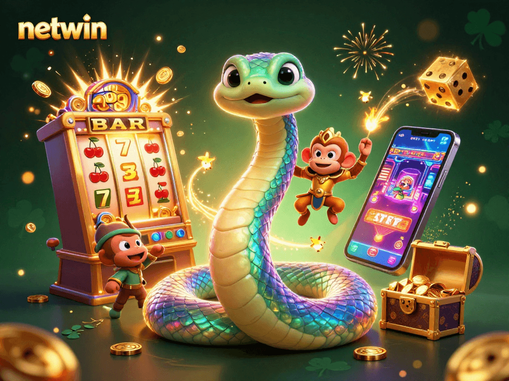 Experience thrilling gameplay at netwin with vibrant casino elements and dynamic characters.