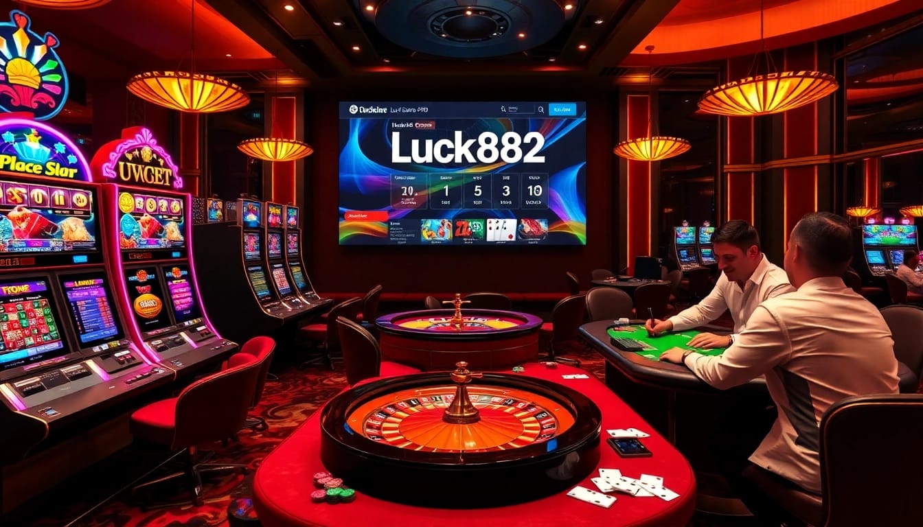 Experience luxury and excitement at https://luck882.co.com/ with professional dealers and vibrant gaming action.