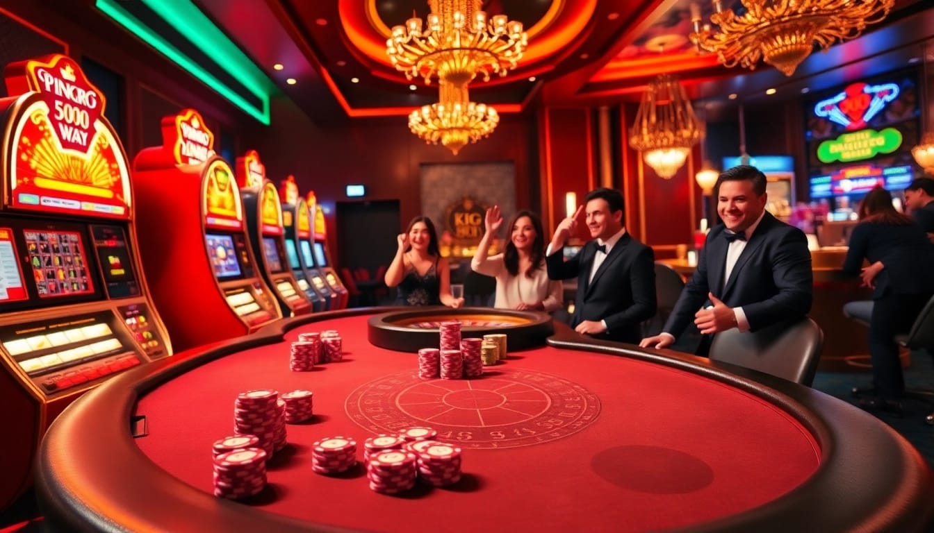 Experience the excitement of King88 with high-stakes poker and luxurious casino ambiance.