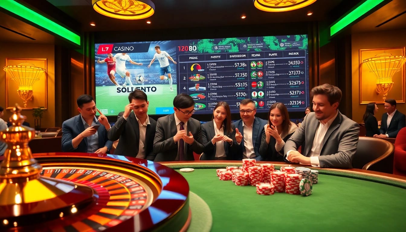 Experience kèo nhà cái 5 with vibrant sports betting and casino action in a high-stakes atmosphere.