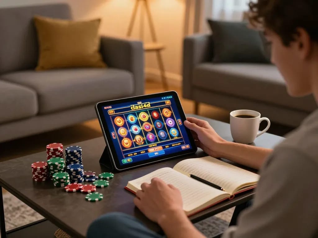 Masuki permainan slot dasi4d dari kenyamanan rumah Anda yang nyaman dengan gameplay strategis dan grafik yang hidup.