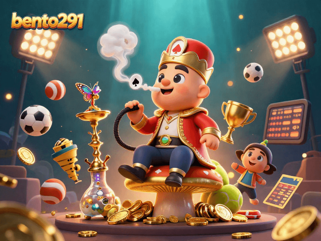 Experience winning thrills with bento291 in an exciting dynamic casino scene featuring vibrant characters.