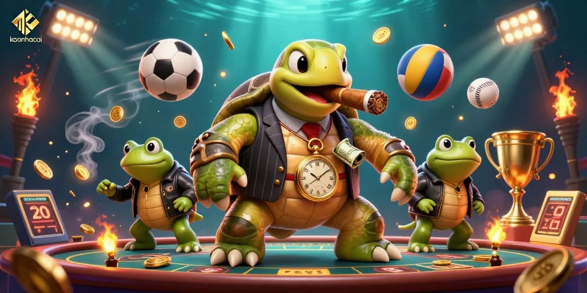 Engage in keonhacai sports betting excitement with vibrant visuals of action-packed casino elements.