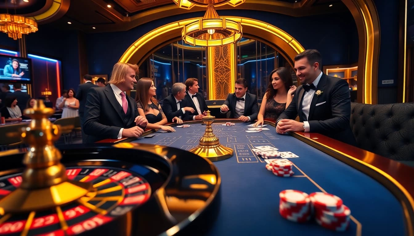 Experience the exhilarating moments at xx88 casino with players engaged in a thrilling game at the poker table.