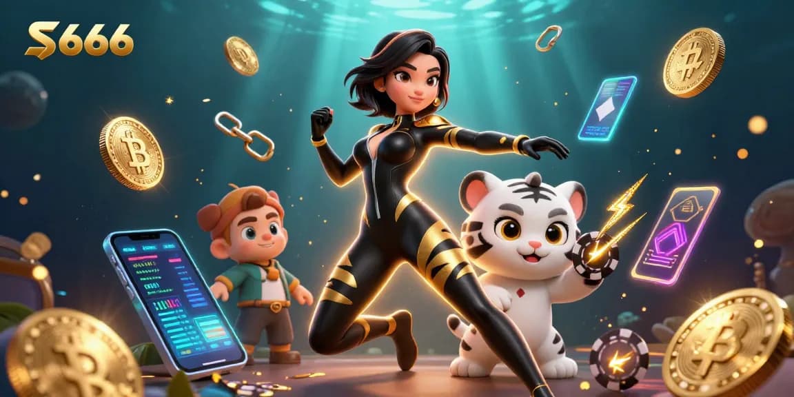 Engage with the vibrant world of S666 through thrilling gaming scenes packed with action and strategy.