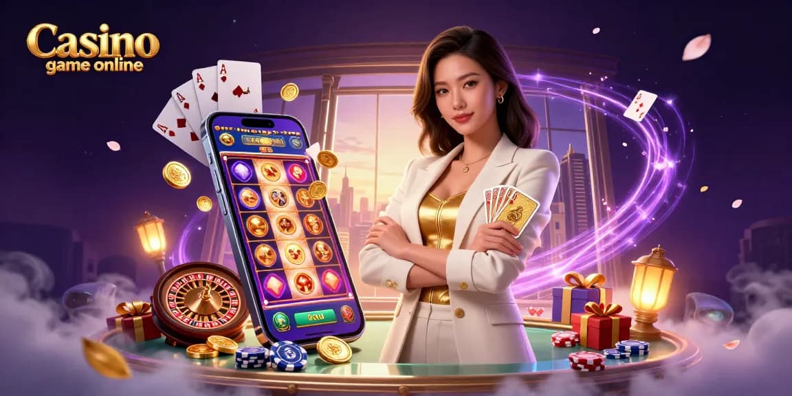 Experience the thrill of Casino game online with dynamic elements and powerful energy in this 3D digital illustration.