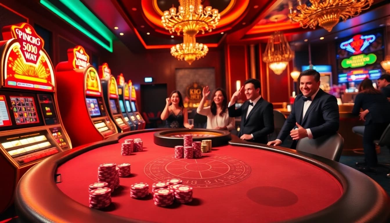 Experience the excitement of King88 with high-stakes poker and luxurious casino ambiance.