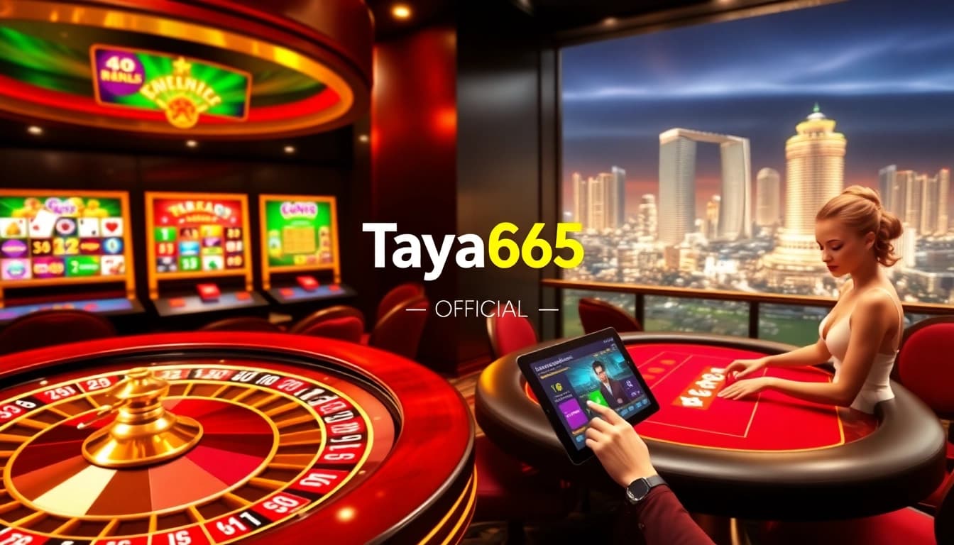 Taya365 Official encourages players to enjoy an exhilarating casino experience with vibrant slot machines and engaging table games.