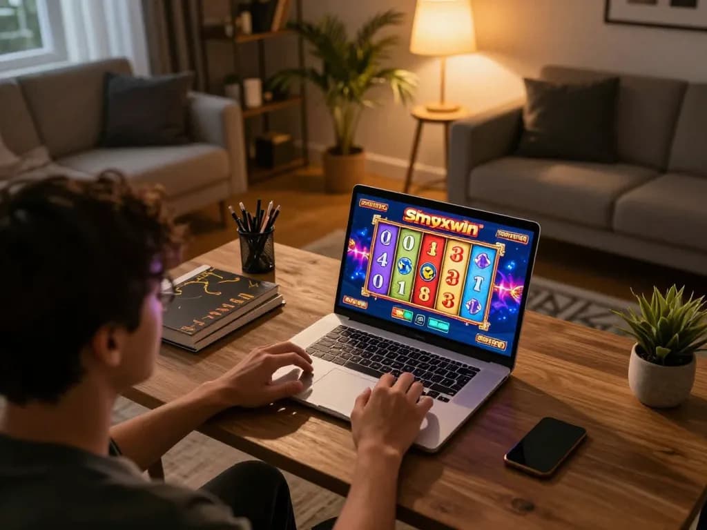 Experience the thrill of Slot Maxwin with vibrant gameplay in a cozy online setting.