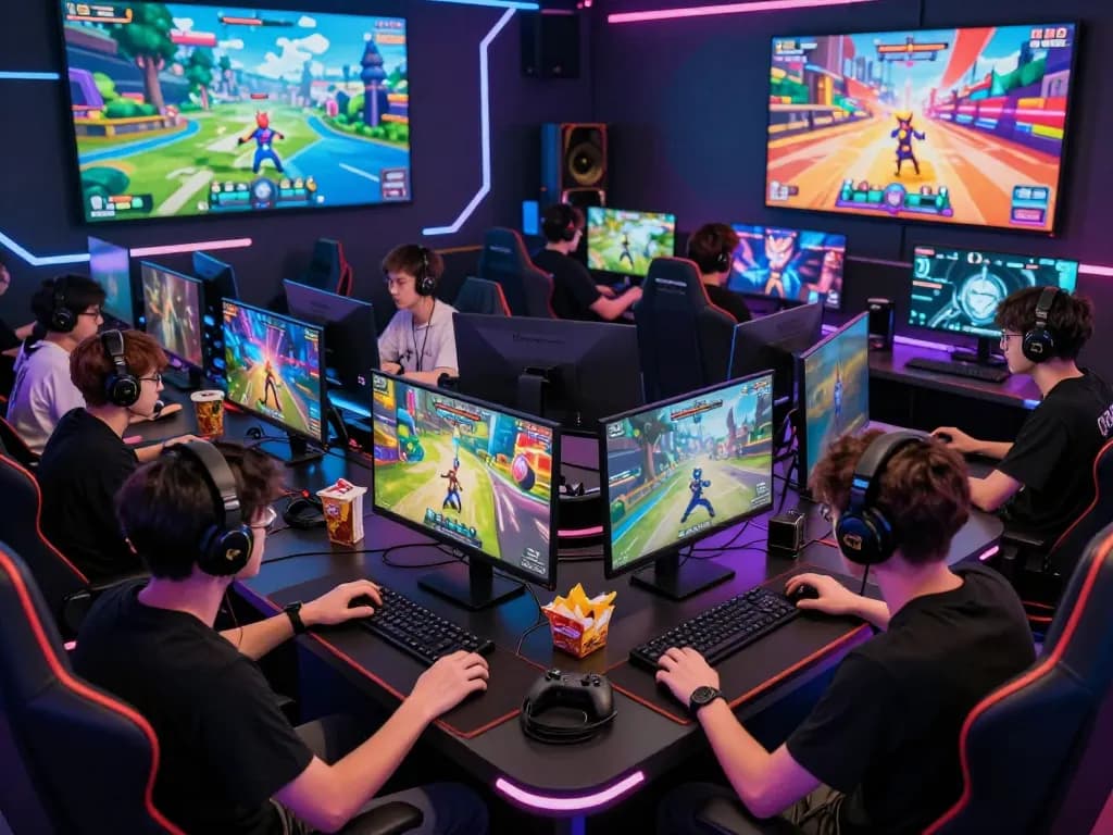Engaged players in a sun win gaming environment showcasing excitement and strategy.