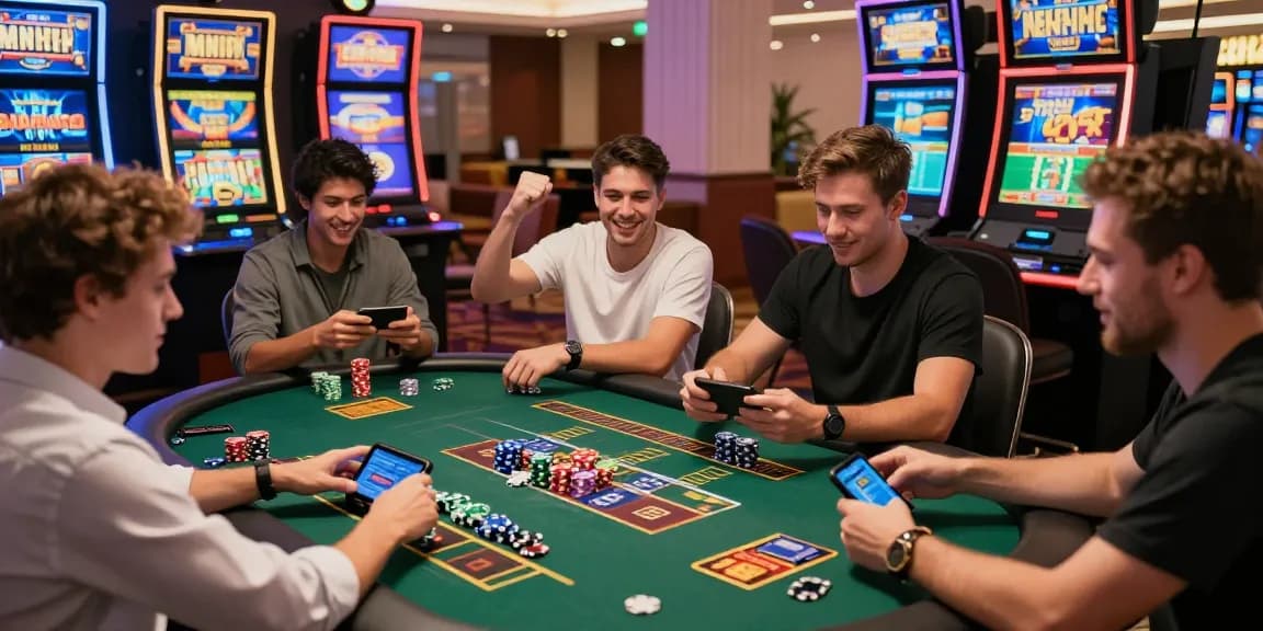 Experience the thrill of credit card casinos at https://eccleshallparishcouncil.co.uk, with vibrant gaming scenes and diverse players enjoying exciting online games.