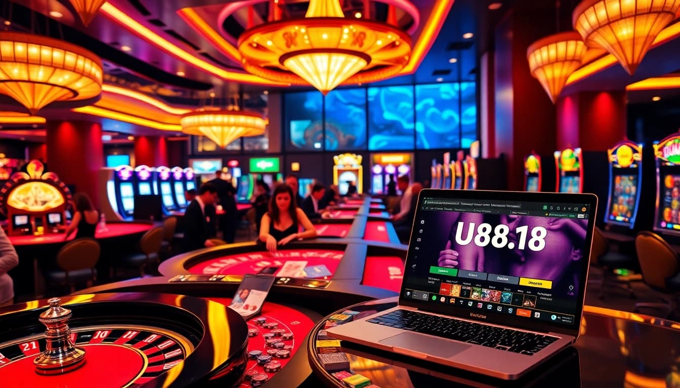 Enjoying high-stakes gaming at u888-01.in.net with vibrant casino tables and thrilling action.