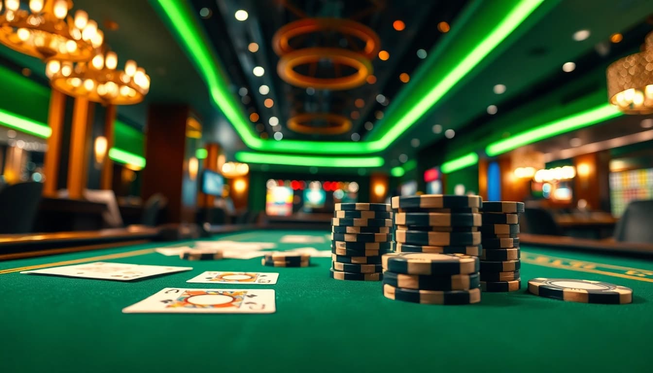 viabahis güncel giriş ile heyecan verici bir casino masası görünümü.