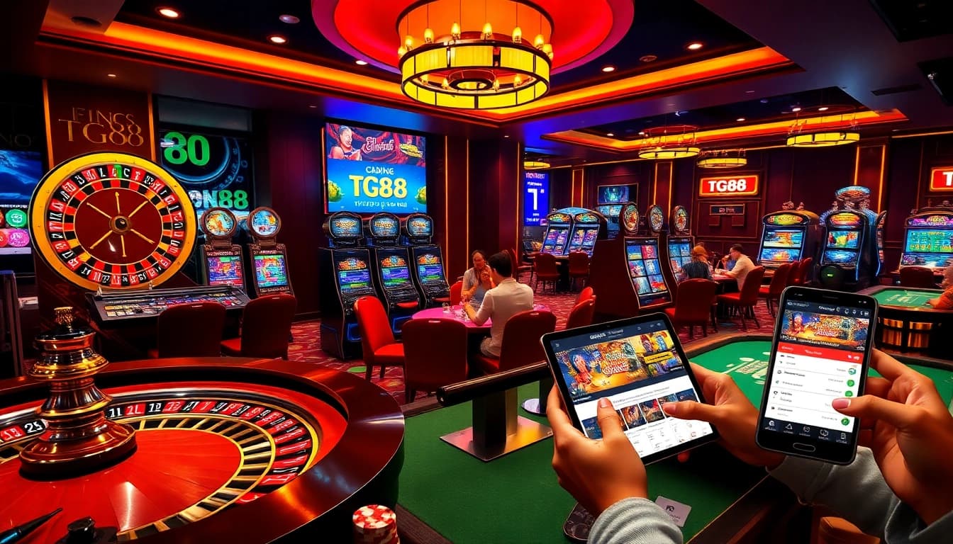 Experience the thrill of gaming at https://tg888.co.com/ with vibrant slots and interactive tables.