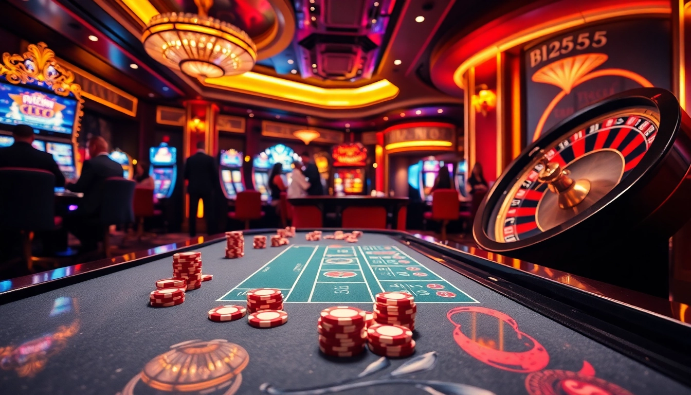 Experience the thrill of gaming at bl555 with vibrant slot machines and a lively poker scene.