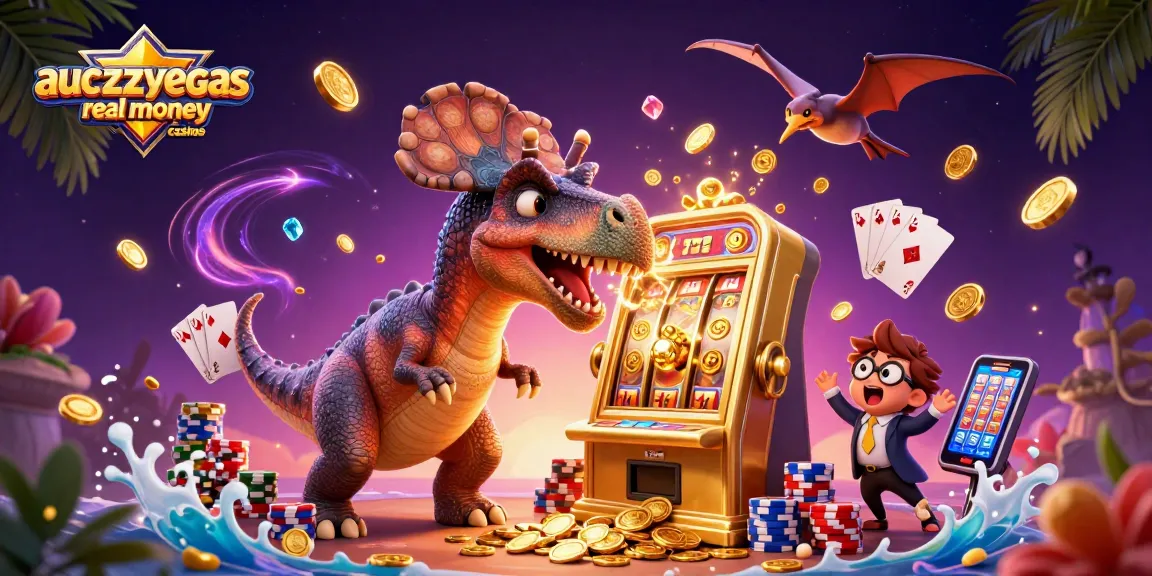 Experience jackpots with aucrazyvegas real money casinos as a pachycephalosaurus triggers wins