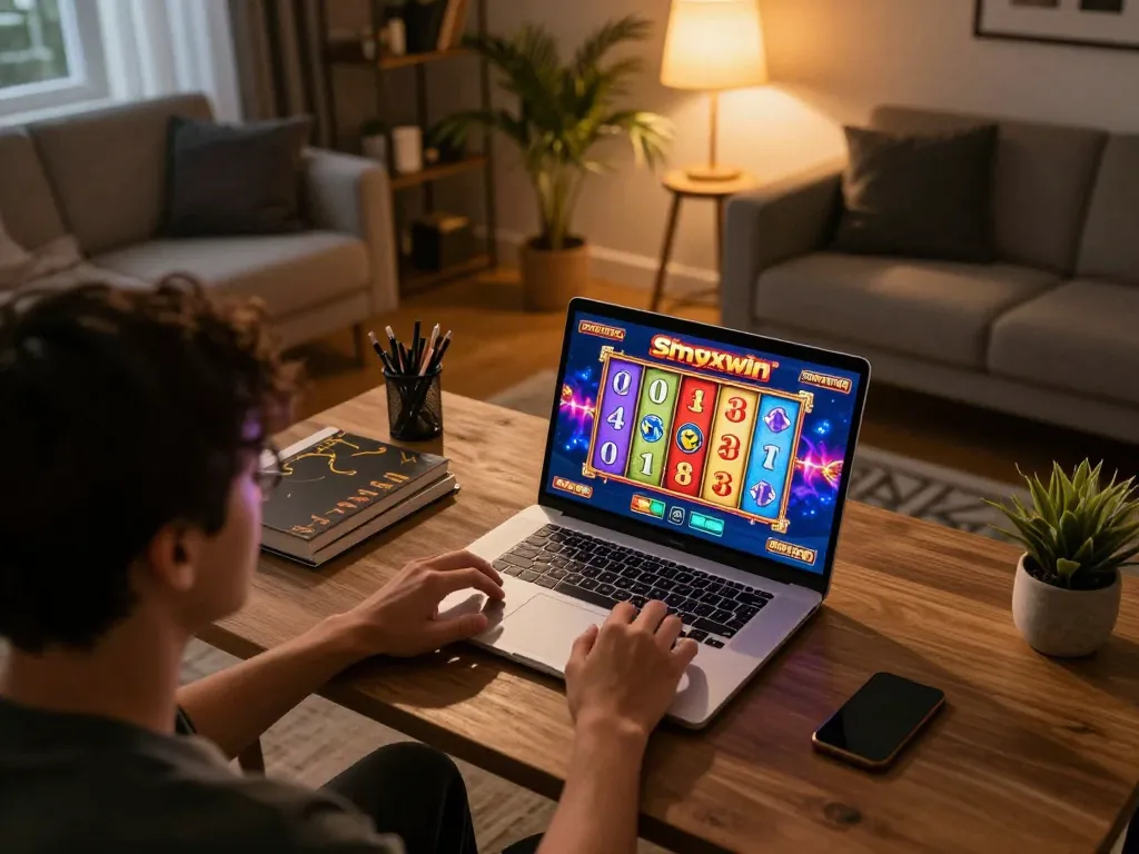 Experience the thrill of Slot Maxwin with vibrant gameplay in a cozy online setting.