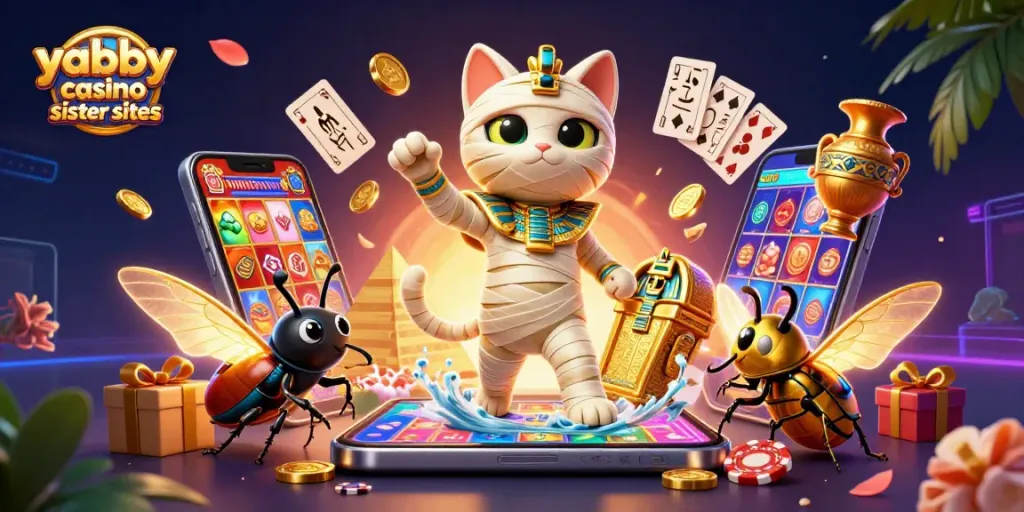 Win big with exciting gaming adventures at yabby casino sister sites featuring a vibrant casino scene.