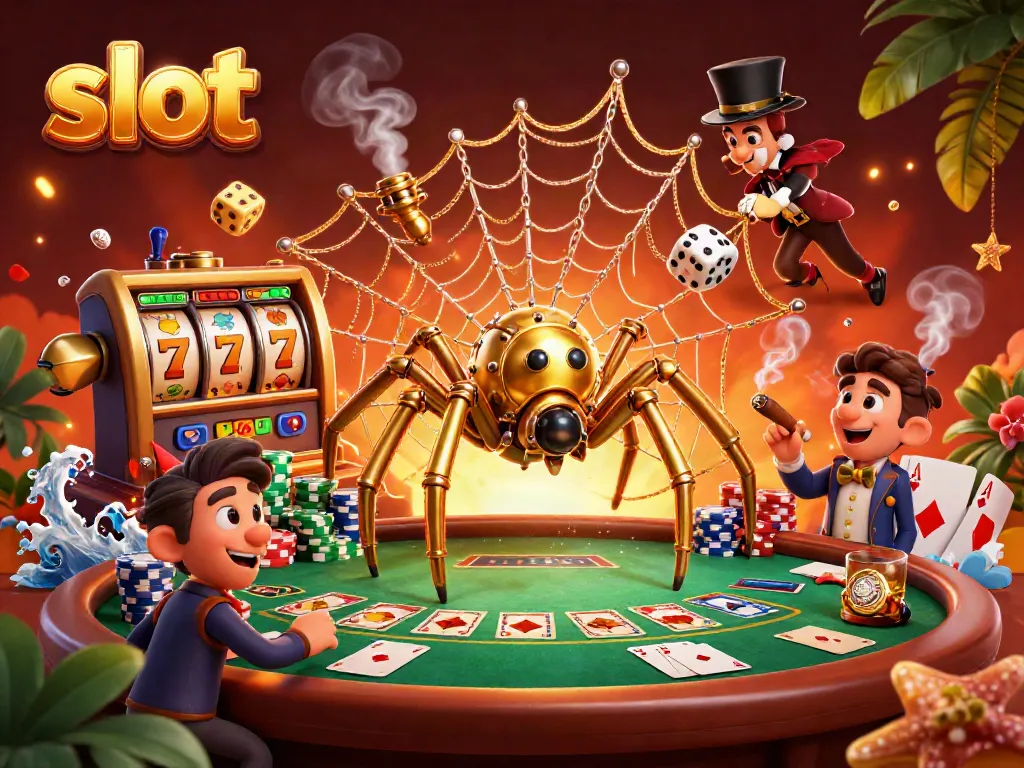 Engage with exciting slot games amid a vibrant steampunk-themed casino scene.