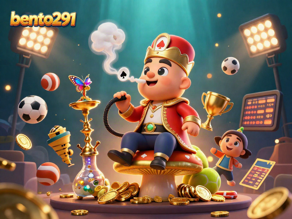 Experience winning thrills with bento291 in an exciting dynamic casino scene featuring vibrant characters.